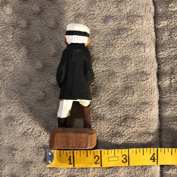 Vintage Sailor Hand Carved/Painted Wood Carving Excellent Condition - Picture 11 of 11